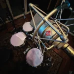 Collection of condenser microphones for studio recording at Somni Studios.