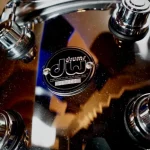 Close-up of DW Performance Series drum shell at Somni Studios.