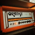 Orange Rocker 30 guitar amp head at Somni Studios.