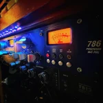Professional studio outboard preamps in Somni Studios control room.